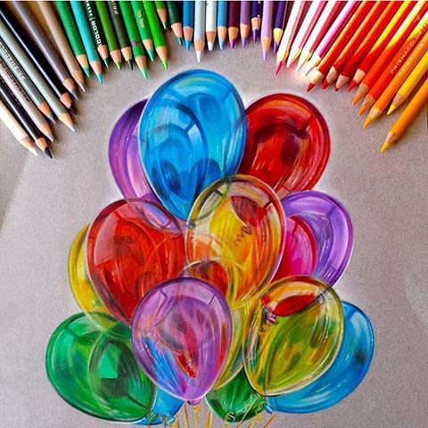 کاربرد مدادهای رنگی